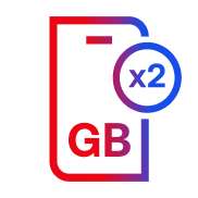 Double the mobile data, double the fun